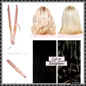 NWT CLAMP & CURL glitter hot tool by beach weaver